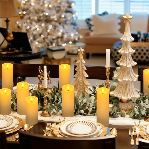 24-Pack Ivory-Colored Flame-Free Candles with 4 Remote Controls - Image 6