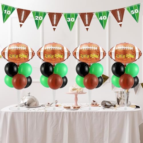 Naozinebi 4 Sets Football Birthday Party Balloons Stand Kit Party Decor - Image 5