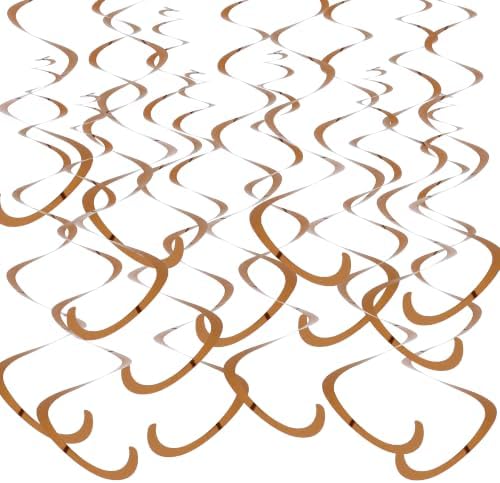 BEISHIDA 30Pcs Coffee Hanging Swirls for Birthday Baby Shower Decorations by Beishida