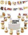 ASU Graduation Decorations, Arizona State Party Supplies & Decor 42 Pcs by PartyKandyDecorGifts
