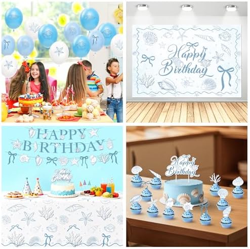 Seashell Party Decorations for Summer Beach Birthday Turned Pretty - Image 4