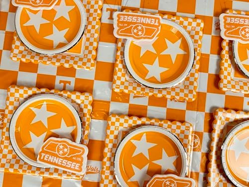 Tennessee Vols Party Supplies, Decorations, Plates & Napkins UT Decor 37 Pc - Image 5
