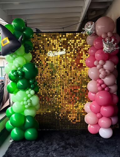 Pink and Green Balloon Garland Arch Kit, Witch Themed Party Decor - Image 4