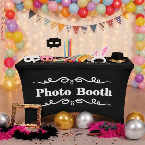 Gilprop Photo Booth Props Tablecloth Spandex Table Cover, Stylish, 4ft by Gilprop