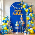 7.2 ft Arch Backdrop Cover Royal Blue - Double-Sided Spandex Arch Covers Stretchy Backdrop for Balloon Arches Birthday Party Baby Shower Banquet Wedding Photo Background by Unknown
