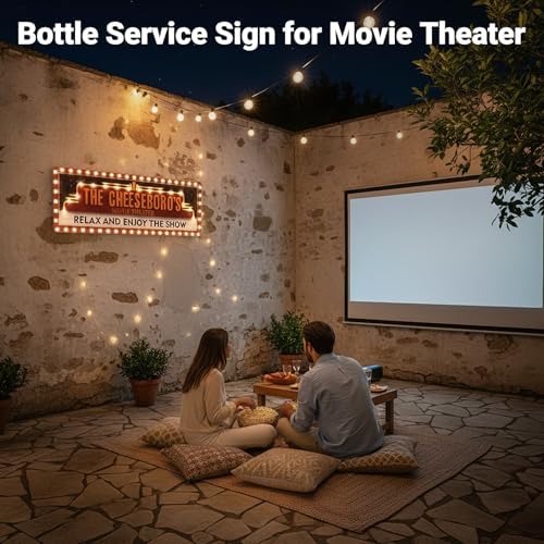 Large Wedding Bottle Service Sign, Personalized Wedding Entrance Props Led Marquee Sign for Reception, 22IN Custom Waterproof Light up Marquee Sign for Bridal Engagement Anniversary Nightclub Gift (Warm White 11) - Image 2