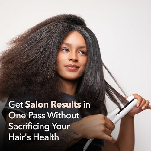 SRILabs StyleQ Flat Iron - Red Light Therapy, Titanium Graphene Plates - Image 2