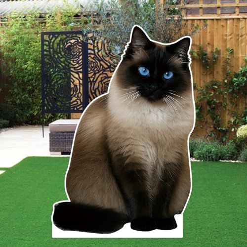 Siamese 4FT Life Size Cardboard Cutout, 1 PC - Image 4