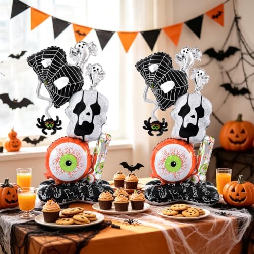 Halloween Balloons,2 Pack Giant Standing BOO Balloons,Halloween Decorations - Image 6