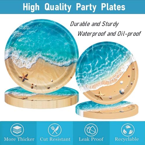 Beach Party Decorations, Beach Birthday Party Decorations, Serve 20 - Image 3