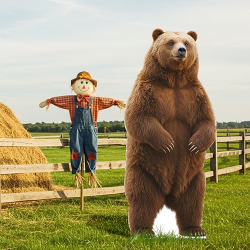 Brown Bear 5FT Life Size Cardboard Cutout, Animal Standup, 1 PC - Image 4