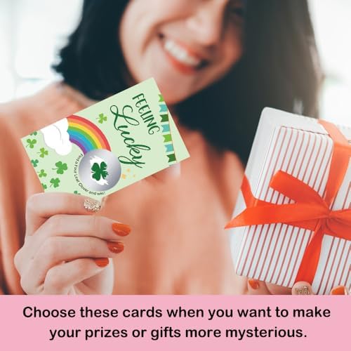 50 Pcs Feeling Lucky Scratch off Game Cards for Casino Night - Image 5