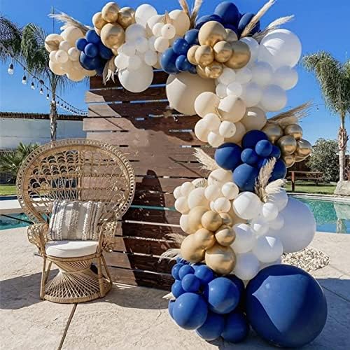 Voircoloria 130pcs Navy Blue Balloons Garland Arch Kit, 18 12 10 5 Inch - Image 5