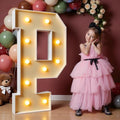 imprsv 4FT Marquee Letters, Large Light Up Letters P Sign for Party Decor by Letsmakeitimpressive