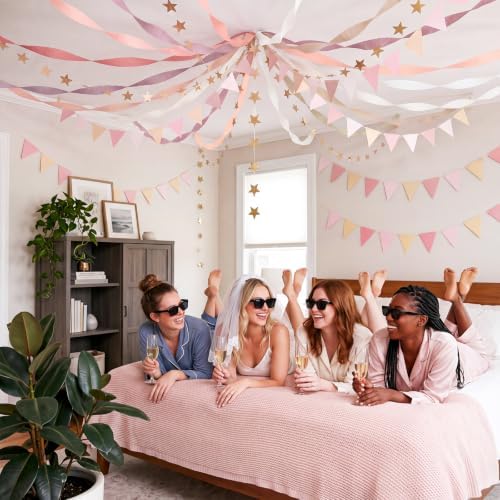 Frienda 14 Pcs Dusty Blush Pink Party Decorations Set for Fancy Birthday - Image 6