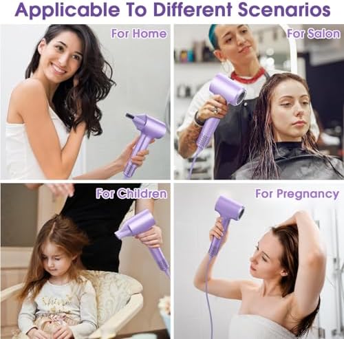 KARFUN 110000 RPM Brushless High Speed Plasma Hair Dryer for Home Travel - Image 5
