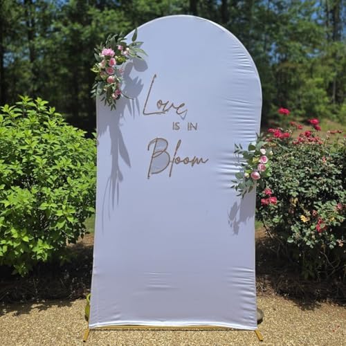 6.6FT Wedding Arch Backdrop Stand and Cover Set,Backdrop Arch Cover Set - Image 4