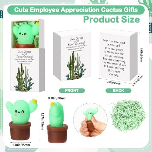 48 Sets Believe in Yourself Gifts Cactus Growing Party Favors - Image 2