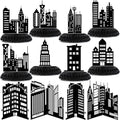Pickmesh 12 Pieces Hero Party Decorations City Skyscraper Honeycomb Centerpieces Table Decorations Skyline Buildings Table Topper for Hero Birthday Skyscraper Party Supplies by Pickmesh