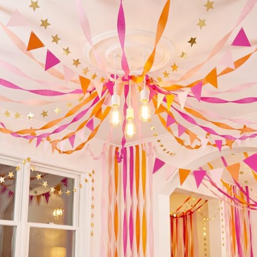 Frienda 14 Pcs Sunset Colors Party Decorations Set for Fancy Birthday Party by Frienda