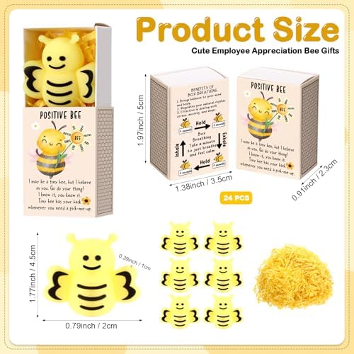 72 Sets Positive Bee Gifts Bee Inspirational Party Favors - Image 2