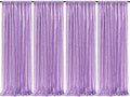 Sparkly Sequin Backdrop Curtain 4 Pcs 2ftx8ft Wedding Party Backdrop Lavender Sequence Sequin Photo Booth Backdrop by SoarDream