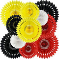 BEISHIDA 11packs Honeycomb Round Paper Fans Hanging Party Decoration by Beishida