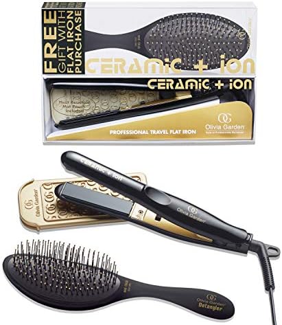 Olivia Garden Ceramic + Ion Pro Flat Iron - Dual Voltage, 11 Temps, 3D Floating Plates by Unknown