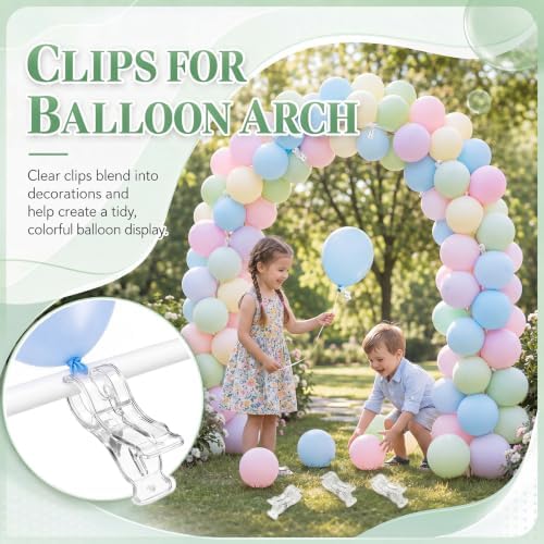 Amyhill 40 Pack 3.5 Inch Balloon Arch Clips 100 Pcs 260 Long Balloons Kit - Image 5