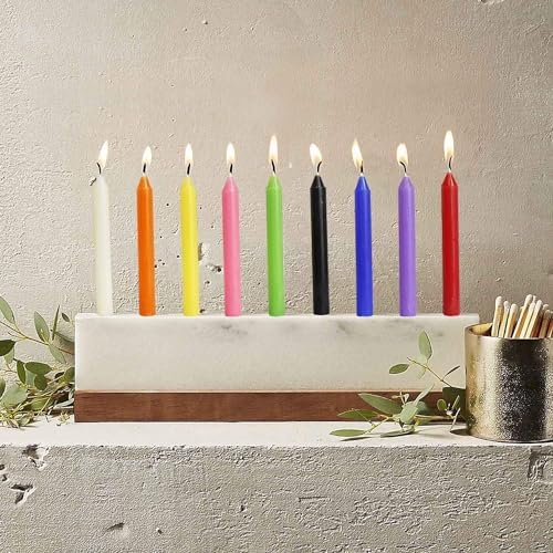 100 Pack 4 Inch Multicolor Taper Chime Candles - Image 5
