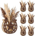 Cinnvoice 6 Pcs Boot Wooden Decor, 6 Pcs, Horseshoe with Star by QinYee