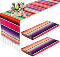 Tegeme 2 Pcs Mexican Table Runners 14 x 84 Inch Cotton,Fresh Style by Tegeme