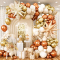 Neutral Balloons Arch Beige Champagne Gold Birthday Decor Fall Graduation by Isndare