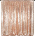 Poise3EHome Rose Gold Sequin Backdrop,8FT x 10FT Sequin Photography Backdrop Curtain for Party Decoration by Poise3EHome