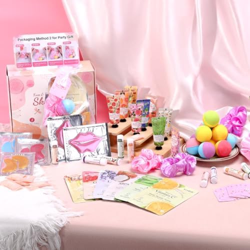 120 PCS Spa Party Supplies for Women, Spa Birthday Sleepover Party Supplies - Image 7