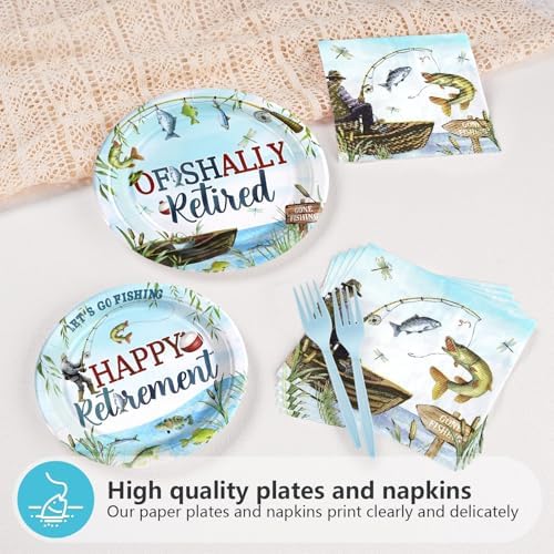 Grencian 96 Pcs Ofishally Retirement Party Decorations,Serves 24 - Image 5
