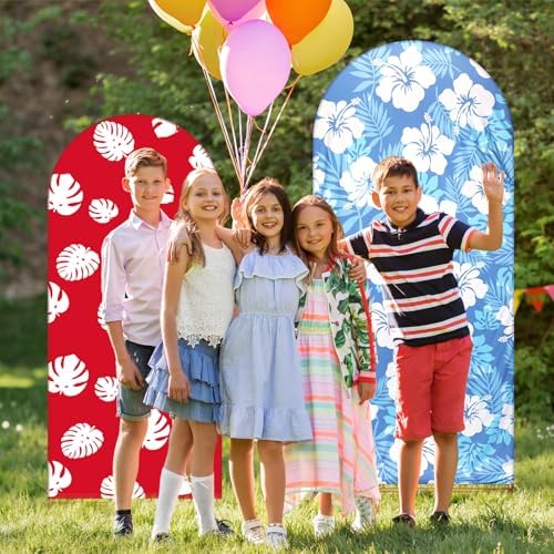 2 Set 6ft 7.2 ft Hawaiian Arch Backdrop Covers - Image 7