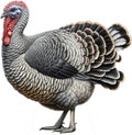 Turkey 4FT Life Size Cardboard Cutout, Standup, 1 PC by DP+BOUTIQUE