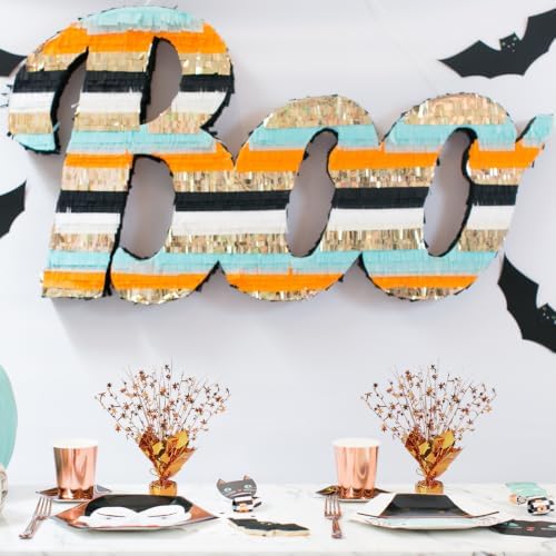 24 Pack Orange Metallic Foil Spray Centerpiece Star Table Decoration Burst Table Centerpieces for Birthday Graduation New Year Halloween Party Supply (Orange) - Image 6