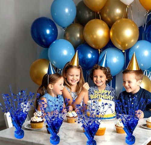 FUBININA Birthday Table Centerpiece Party Decoration Foil Spray Centerpiece - Image 2