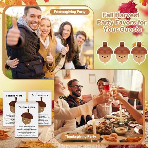 72 Sets Fall Acorn Gifts Thanksgiving Party Favors - Image 6