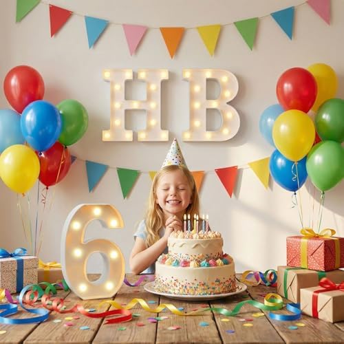 8.86 Inch Marquee Light Up Numbers 10 for Party Decorations - Image 6