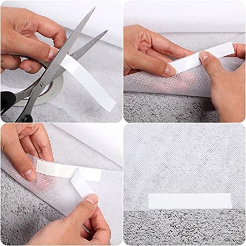 White Carpet Runner for Wedding Party Aisle with Tape - Image 5