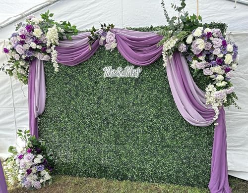 FACINOC Roses Artificial Flowers Purple Fake Flower with Stems Bulk Box Set - Image 4