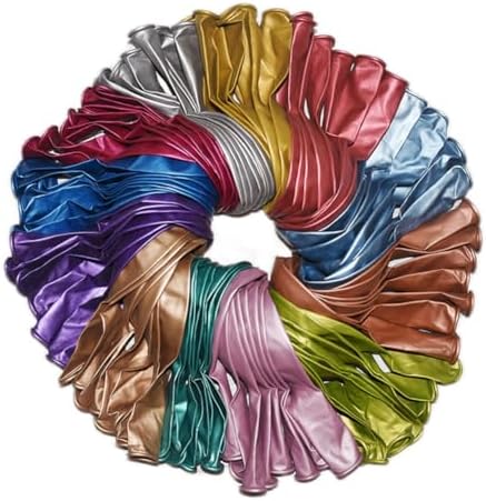 300 Pack Metallic Balloons 12 Inch Chrome Shiny Assorted Colors Latex Rainbow Bulk Balloon 12 Kinds Colorful for Birthday Wedding Bridal Baby Shower Supplies Party Decorations by BAOKUANHU
