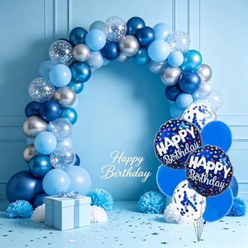Birthday Decoration Set Colorful Happy Birthday Banner Balloon for Party Decorations and Party Supplies (Birthday P) - Image 3