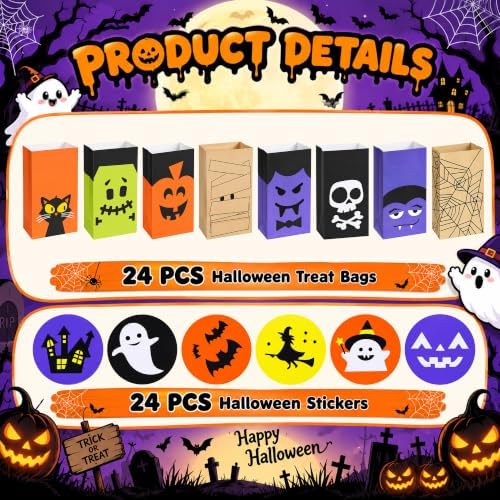 342PCS Halloween Party Favors, Goodie Bag Stuffers with Squishies - Image 4