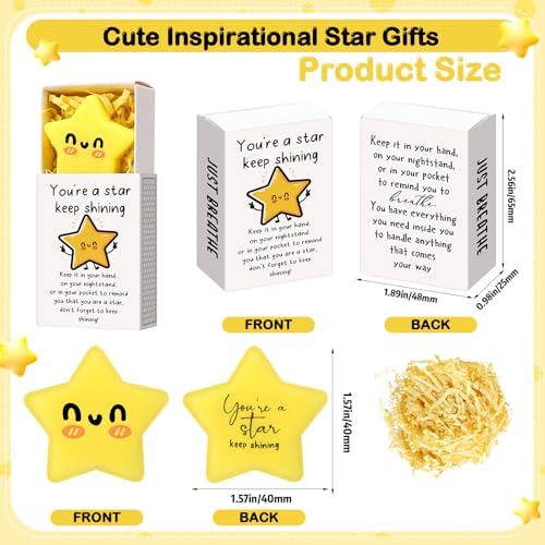 48 Sets Star Party Favors with Boxes Positive Gifts - Image 2