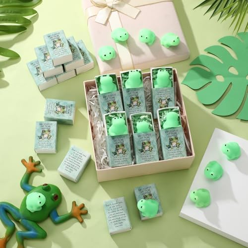 24 Sets Positive Gift Frog Toy with Support Box You are Awesome Party Favor - Image 5