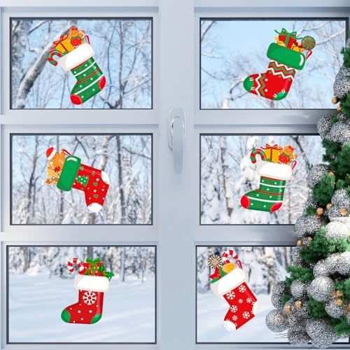 Blulu 40pcs Christmas Cutouts Winter Bulletin Board, Stocking 3D - Image 6